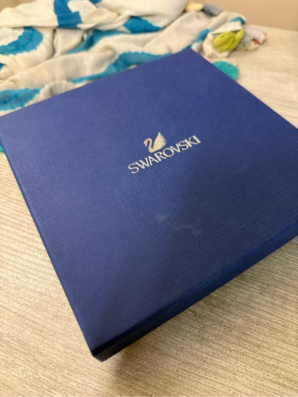NWT Authentic Swarovski Teardrop Pendant Necklace